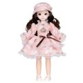 30cm Bjd Girls Toys 20 Removable Joint Dolls Fashion Dress Make Up Dolls Plastic Body Full Set Play House Doll. 