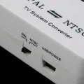 PAL NTSC To NTSC PAL TV Video System Converter Switcher Adapter Male-Female. 
