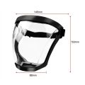 Full Face Shield Transparent Safety Mask with Filthers Oil-splash Proof Eye Facial Anti-fog Head Cover Work Protection Glasses. 