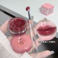 KH Gege Bear Canned Jam Lip Gloss Moisturizing Water Light Mirror Tender Full Lips Makeup No Stain On Cup Lipstick.