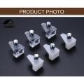 50Pcs Shelf Studs Pegs with Metal Pin Shelves Seperator Fixed Cabinet Cupboard Wooden Furniture Bracket Support Holder.