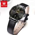Celebrity endorsement of Olysys brand hot selling thin waterproof couple quartz watch, men's watch. 