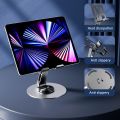 Phone Tablet Holder Metal Phone Stand 360° Rotation All Kinds Cellphone Foldable Scalable Office Desk Adjustable Portable for Travel. 