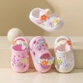 Summer Childrens Slippers Baby New Cute Flowers Soft Sole Sandals Indoor Soft Anti Slip Girl Sandals Hole Shoes Kids Beach Shoes. 