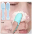 Silicone Face Cleaner Blackhead Remover Brush Cleanser Nose Pore Brush Finger Scrubber Tool Facial Skin Cleaner Massage Brush.