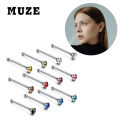 Amazon Wish AliExpress 60 only 1.8mm stainless steel with diamond nose studs piercing nose ring ear bone stud jewelry. 
