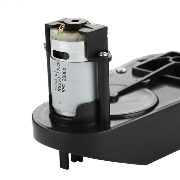 Metal Gear Box RS390 Electric Motor Gearbox 6V/12V 12000‑ 20000RPM For Kids Car Toy Motorcycles Ride-Ons Toy(12V 16000 RPM),Electric Motor Gearbox, Dedicated Motor(12V 20000RPM), Ride On Motorcycl