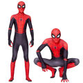 High Quality Superhero Spidermans Costume Bodysuit For Kids Adult Spandex Zentai Halloween Party Cosplay Jumpsuit 3D Style. 