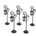 5 PCS Streetlight Shape Wedding Reception Place Card Holder with Card.
