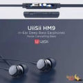 UiiSii HM9 (Orginal QR Code) Dynamic Heavy Bass Music Metal In-ear with Mic Earphone. 