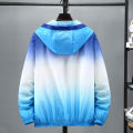 Sun Protection Clothing Men's Ice Silk Breathable Jacket Summer UV Protection Quick-Drying Wind Shield Jacket Sunshade Fishing Sun-Proof Clothes. 