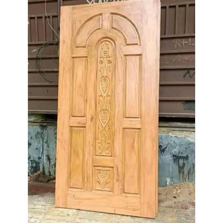 DOOR-0012 (MAHGOONY WOODEN MAIN DOOR DESIGN) without BURNISH