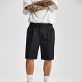 Short Men Straight Summer Chic Fashion Solid Popular Casual Loose Trend Male Korean Suit Short Knee Length Tousers Streetwear. 