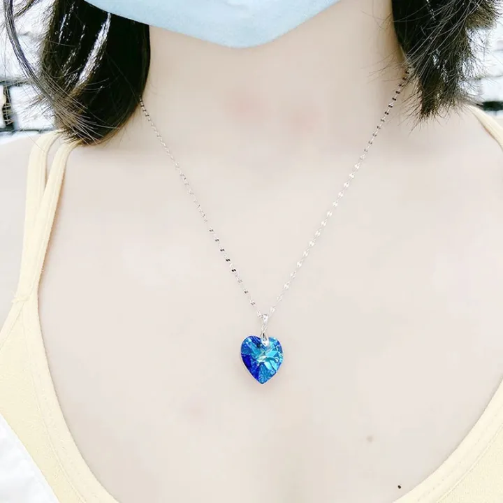 Blue%20Sea%20Heart%20Necklace%20Fashion%20Personality%20Women%20Pendant%20-%20Image%202