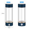 420ml Portable Hydrogen-Rich Water Generator Bottle Rechargeable Hydrogen Water Bottle Glass Cup. 