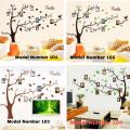 home interior decor photo frame set picture tree 3d Wall sticker large multicolor.