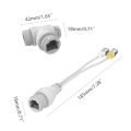 POE Cable Passive Power Over Ethernet Adapter Cable POE Splitter RJ45 Injector.