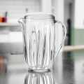 Transparent Crystal Water Jug - 2L Capacity, Zam Zam Plastic, Clear Design.