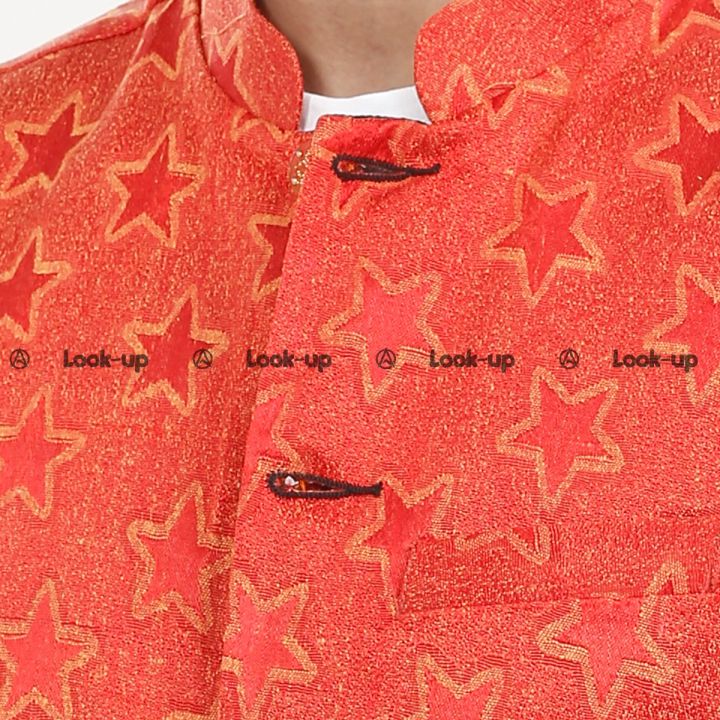 Weading%20Wear%20Printed%20Poly%20Silk%20Slim%20Fit%20Mens%20Festive%20Wear%20Waistcoat%20-%20Image%204