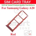 Samsung Galaxy A20 Sim Tray Micro SD Card Slot with Sim Ejector Pin Replacement Part.
