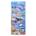 Sea Life Animal Shark Dolphin Fish Stereo 3D Bubble Sticker Diary Sticker Decoration Stationery Stickers Eatop.