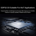 ESP32-C6-Pico Development Board WiFi 6 Microcontroller ESP32-C6-MINI-1 Module Supports for ESP-IDF. 