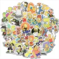 【happy one】50Pcs Funny Anime The Simpsons Cartoon Sticker Pack For Kids Toy DIY Skateboard Luggage Laptop Guitar Car. 