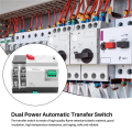Din Rail 2P ATS Dual Power Automatic Transfer Switch Electrical 63A. 