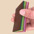 【The road to happiness Store】Colorful Card Sleeves Rainbow Plastic Card Sleeves Transparent Cards Protector Shield Cover 66x91MM Board Cover.