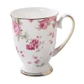 300ml Creative Flower Ceramic Mugs With Handle Floral Mugs Porcelain Bone China Tea Mug Coffee Cups Large Coffee Mugs Home Decor. 