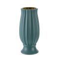 Flower Vase Unbreakable Exquisite Smooth Touch Streamlined Solid Color Dried Flower Arrangement Plastic Vase for Living Room. 