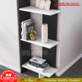 Corner Bookcase Bookshelf Shelving-corner shelf-corner design-corner rack-corner showcase-living room furniture-Corner Décor-Interior Design-Color Black&White, Black&Promoteak-HR Crafts. 