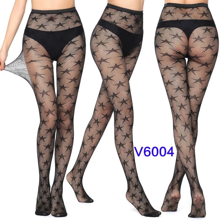 Hot%20Women%20Gothic%20Fishnet%20Tights%20Stars%20Rose%20Hollow%20Pattern%20Mesh%20Net%20Stockings%20Black%20Bottom%20Pantyhose%20Female%20Lingerie%20-%20Image%207