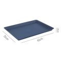 Decorative Tray Large Capacity Non-slip Food Serving Tray Bpa-free Reusable Plastic Tray for Fruits Cookies Desserts Southeast Asian Buyers' Choice. 