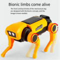 Robot Solar Electric Mechanical Smart Dog Children'S Educational Assembly Toy Smart Robot Toy Gift.