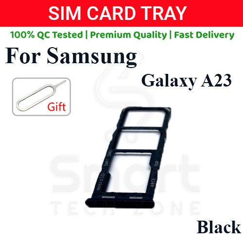 Samsung Galaxy A23 Sim Tray Micro SD Card Slot with Sim Ejector Pin Replacement Part