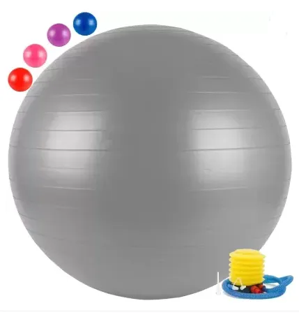Plain%20Yoga%20Ball/%20Gym%20Ball%20with%20Pumper%2075cm%20Multicolor%20-%20Image%203