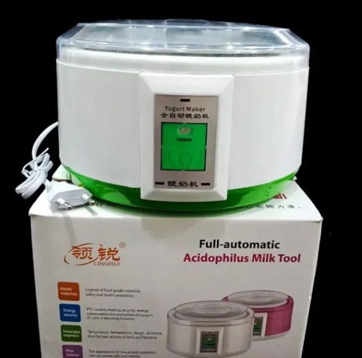 1.5L Electric Yogurt Maker (Doi Maker),Automatic Multifunction Yogurt Machin and Stainless Steel Liner,,Constant Temperature Heating, for Making Fresh, Healthy Homemade Desserts