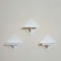 3 Pcs Self-Adhesive Wall Hanging Kite Flower Stand - Decorative Punch-Free Showpiece Holder for Home Decor. 