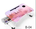 unique portable study  and best portable laptop table for man and Study Computer Laptop Desk Small Foldable Multi-Function Bed Desk Simple Dormitory Lazy Table Bed with Laptop Table. 