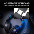 REDRAGON Pandora H350 RGB Backlighting gaming Headphone,7.1 USB Surround sound Computer headset Earphones With Microphone Laptop. 