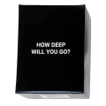 How Deep You Go Board Game for Adults 99 Question Challenge Card.