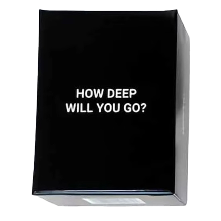 How Deep You Go Board Game for Adults 99 Question Challenge Card