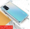 Oppo A16 Premium Silicone Case Crystal Clear Soft TPU Ultra-Thin Transparent Flexible Protective Mobile Phone Back Cover. 
