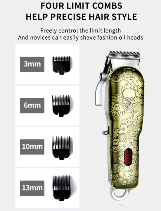 Kemei%20KM-227%20Electric%20Cord%20Cordless%20Hair%20Clipper%20Metal%20Body%20for%20Man%20-%20Image%204