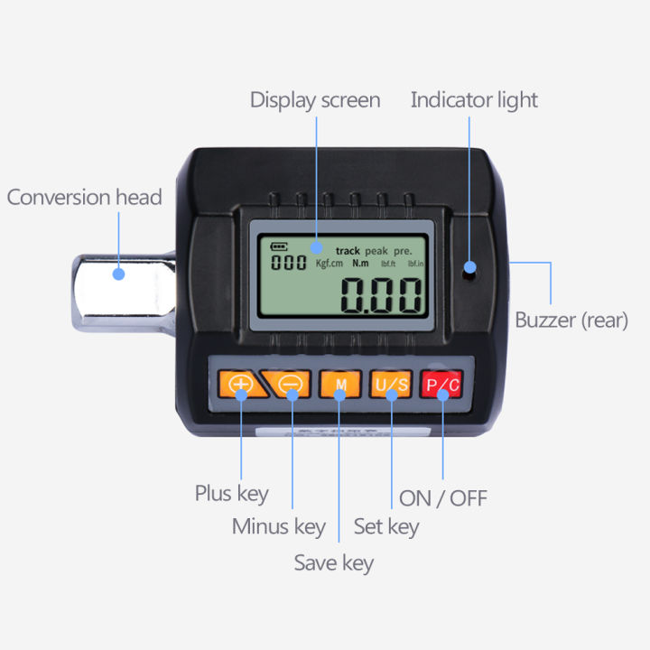 KOGEEK%20Adjustable%20LCD%20Display%20Screen%201/2%201/4%203/8inch%20Digital%20Torque%20Wrench%20Meter%20Professional%20Electronic%20Torque%20Meter%20Utility%20Bicycle%20Car%20Repairing%20Tool%20-%20Image%205