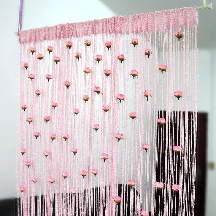 Door%20String%20Curtain%20Rose%20Flower%20Window%20Thread%20Curtain%20Hanging%20Curtain%20Valance%20Divider%20Decorative%20for%20party%20bedroom%20wedding%20-%20Image%207