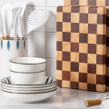 Chessboard, Cutting Board, Household Splicing Cutting Board, Kitchen Fruit Supplement Board, Solid Wood, Cutting Board.