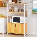 3 layer Kitchen Cabinet Shelf Organizer with Multi-Tier Shelf Microwave Oven Stand. 
