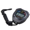 Sports Stopwatch Counter Electronic Stopwatch Timer Multifunctional Lightweight Portable Practical Durable Convenient with Strap. 